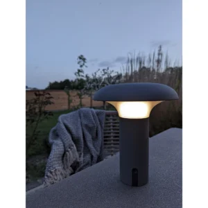 LED Lampe "Olli", mattgrau